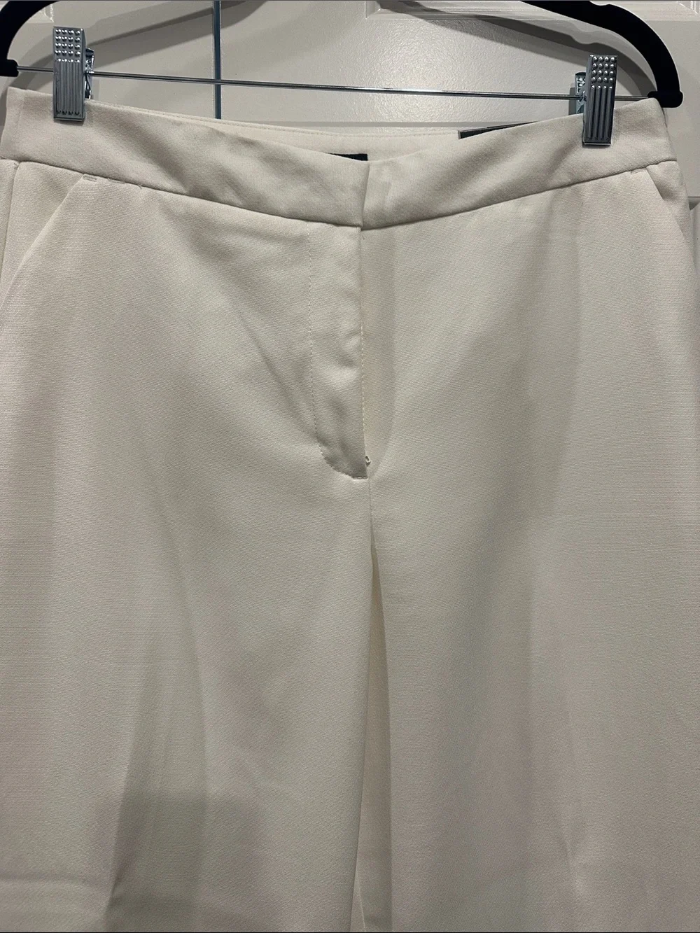 Worthington Classic Wide-Leg Dress Pants in Polar White